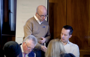 Philip Chantry, business coach, in action coaching small business owners.