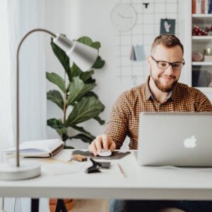 businessman checking his to do list