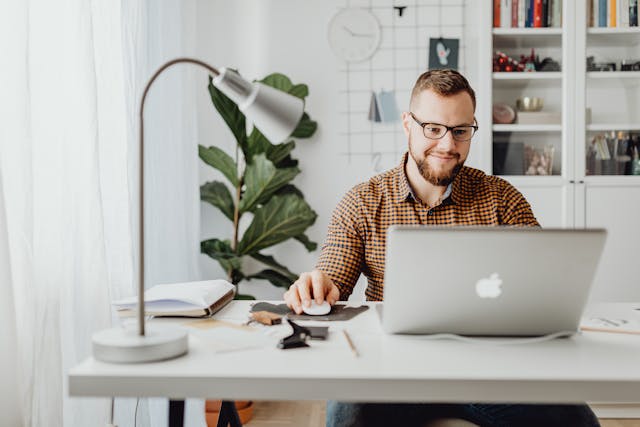 businessman checking his to do list