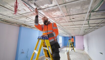 contractor electricial fixing ceiling works